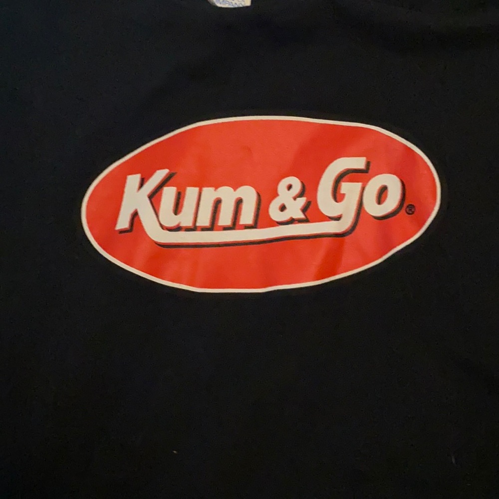 Novelty tee xl real gas station Kum and Go